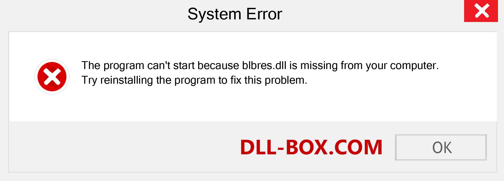  blbres.dll file is missing?. Download for Windows 7, 8, 10 - Fix  blbres dll Missing Error on Windows, photos, images